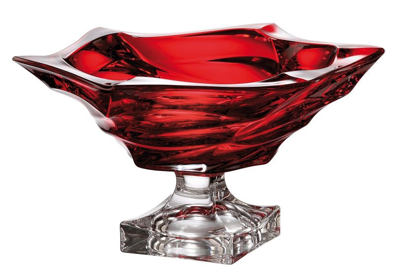 Flamenco footed bowl 330 Red