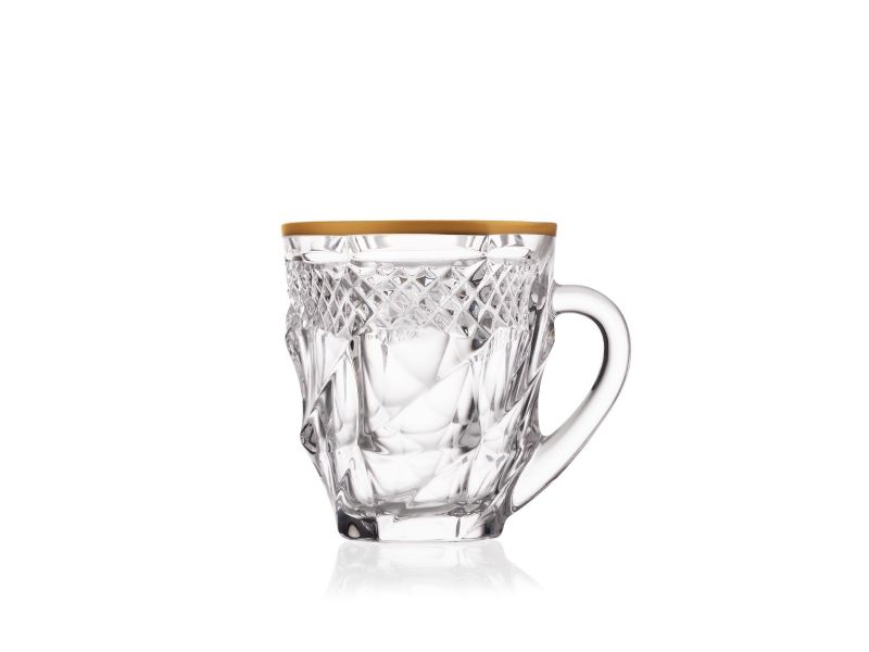 Flamenco teacup 150 Pyramid & Gold