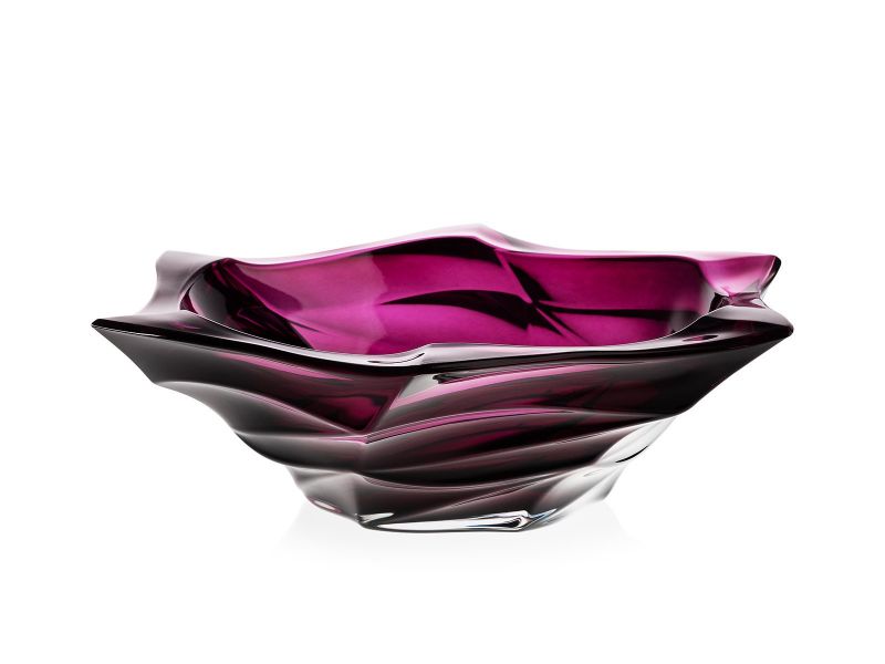 Flamenco footed bowl 295 Purple
