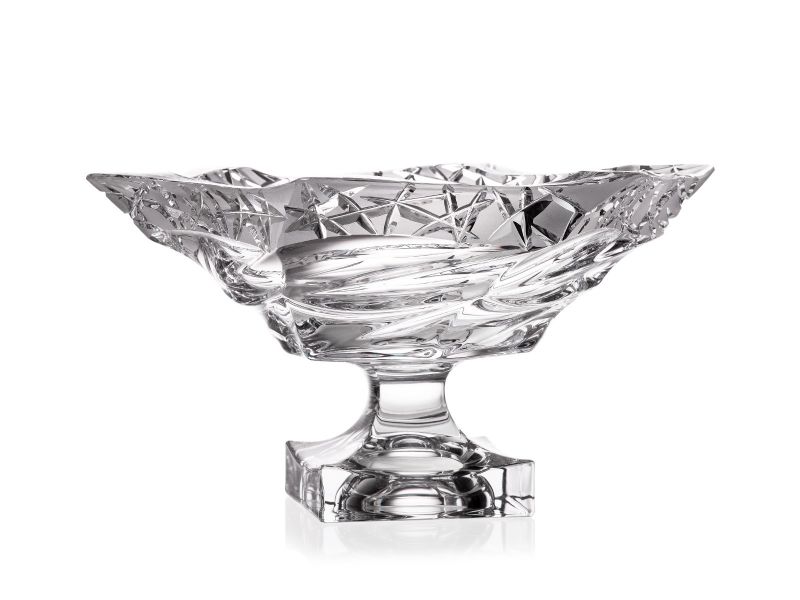 Flamenco footed shallow bowl 330 Artic