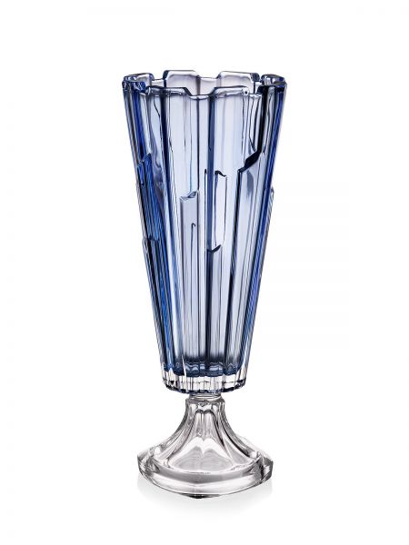 Bolero footed vase 405 Blue