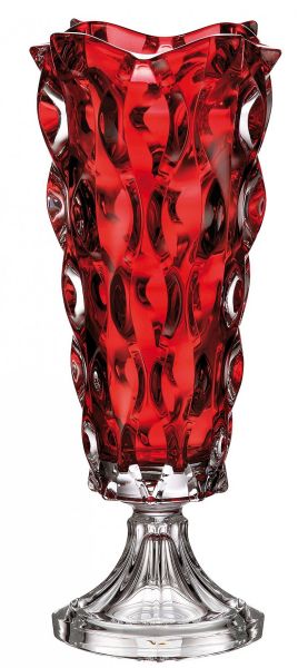Samba footed vase 410 Red