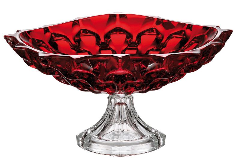 Samba footed shallow bowl 350 Red