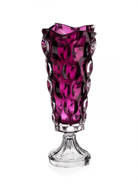 Samba footed vase 405 Purple