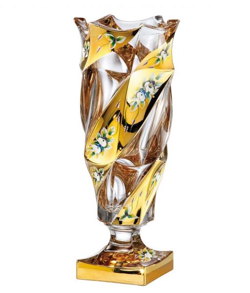 Flamenco footed vase 380 Meadow