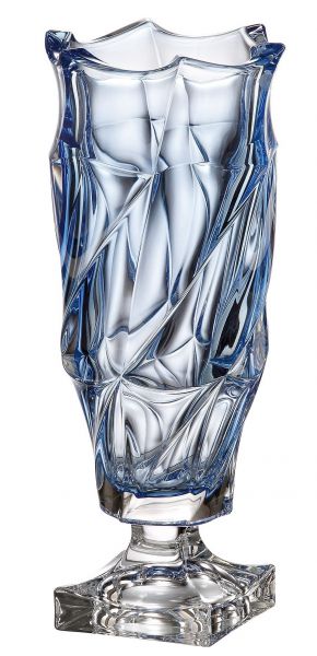Flamenco footed vase 380 Blue